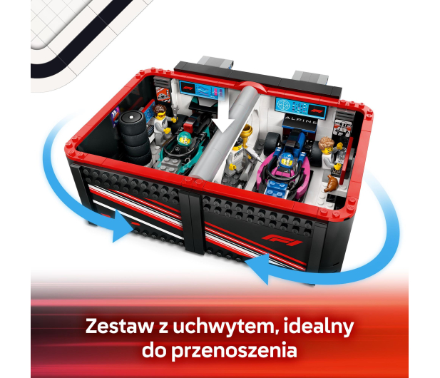 LEGO City 60444 F1® Garaż i bolidy Mercedes-AMG i Alpine - 1298086 - zdjęcie 5